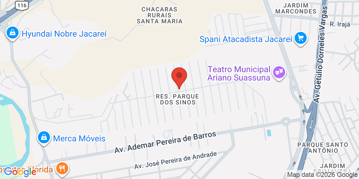 Mapa do local do evento