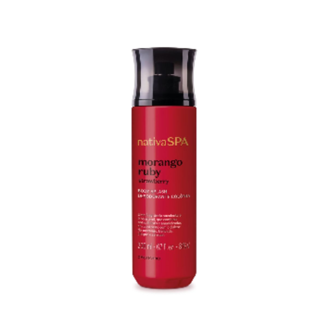 Body Splash Colônia Nativa Spa Morango Ruby 200ml